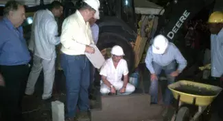 Presidente Santos y Ministro Germán Vargas Lleras pusieron primeras piedras de viviendas gratis en Suán y Baranoa, Atlántico