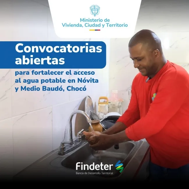 Fotografia convocatoria acceso al agua potable en Chocó