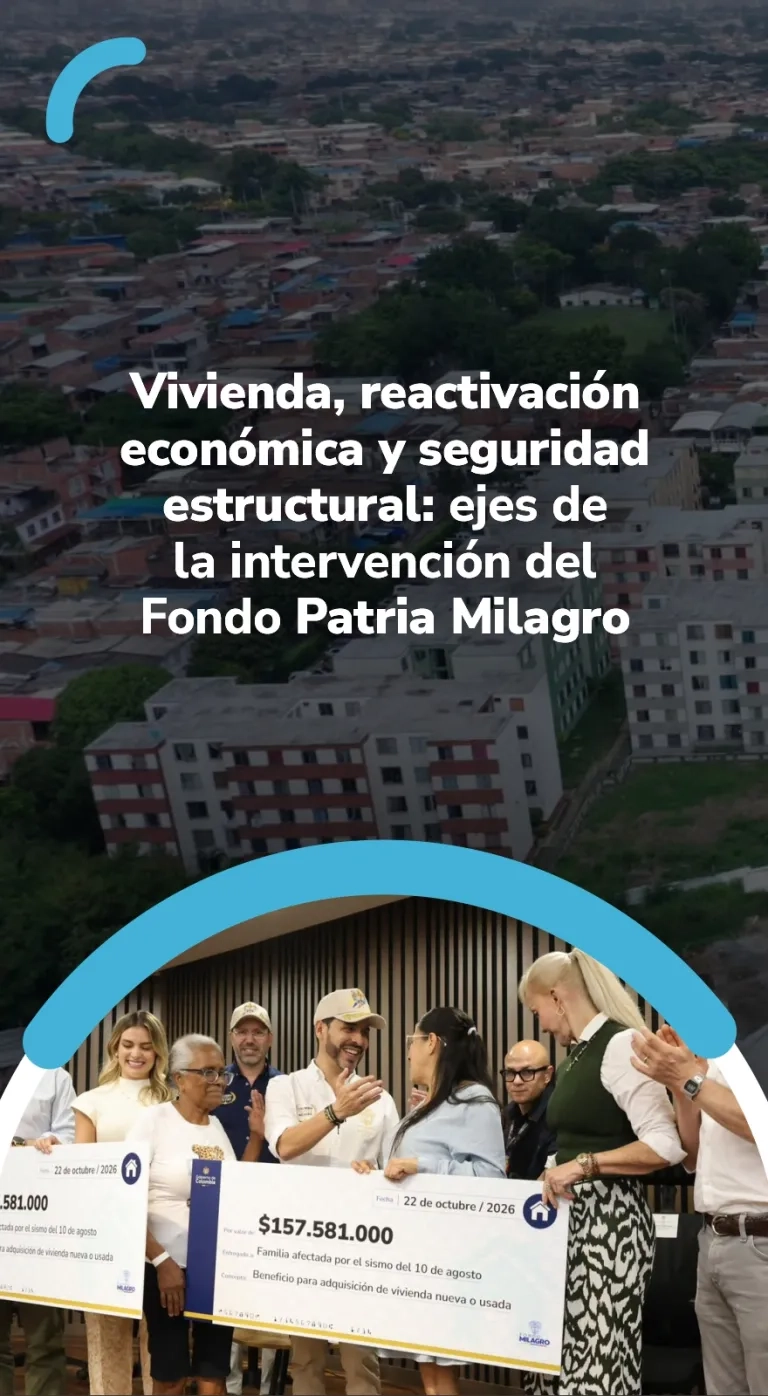 PIEZA GRAFICA COMUNICADO REACTIVACION ECONOMICA EJES DEL FONDO PATRIA MILAGRO