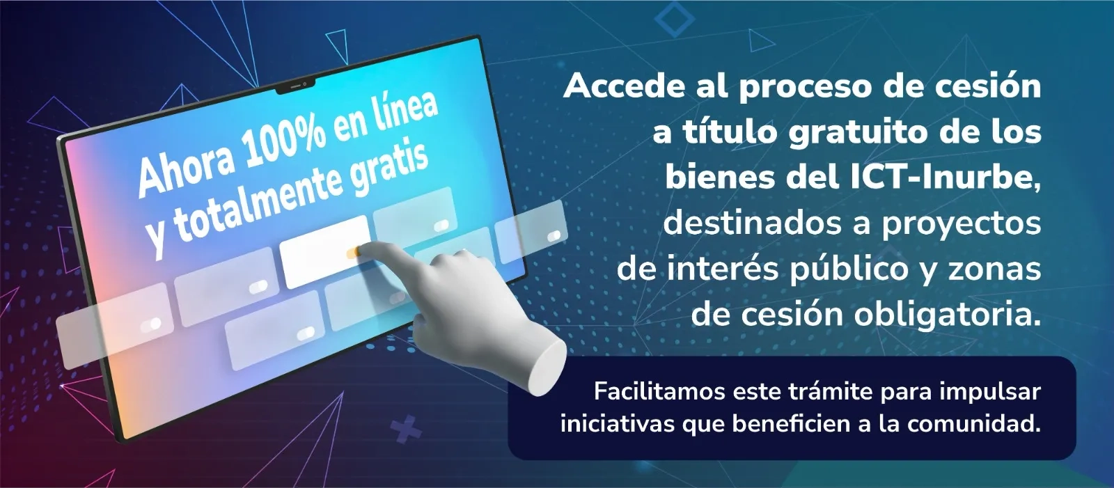 PIEZA GRÁFICA PROCESO CESIÓN A TÍTULO GRATUITO   