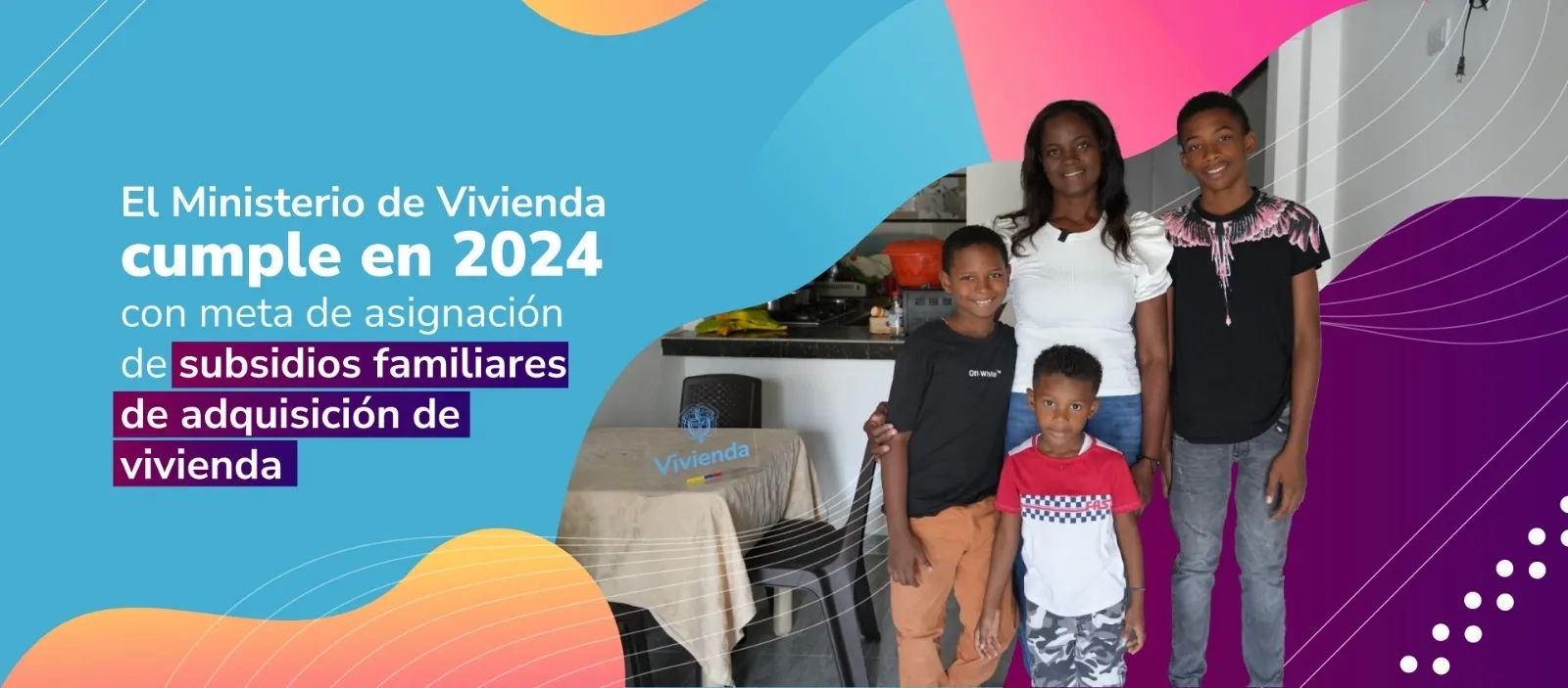 PIEZA GRÁFICA COMUNICADO MINISTERIO CUMPLE CON META DE ASIGNACIÓN DE SUBSIDIOS 