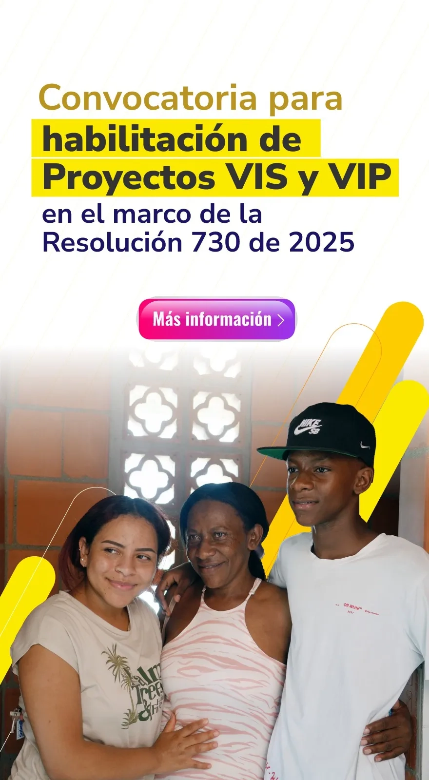 PIEZA GRAFICA CONVOCATORIA PROYECTOS VIS Y VIP