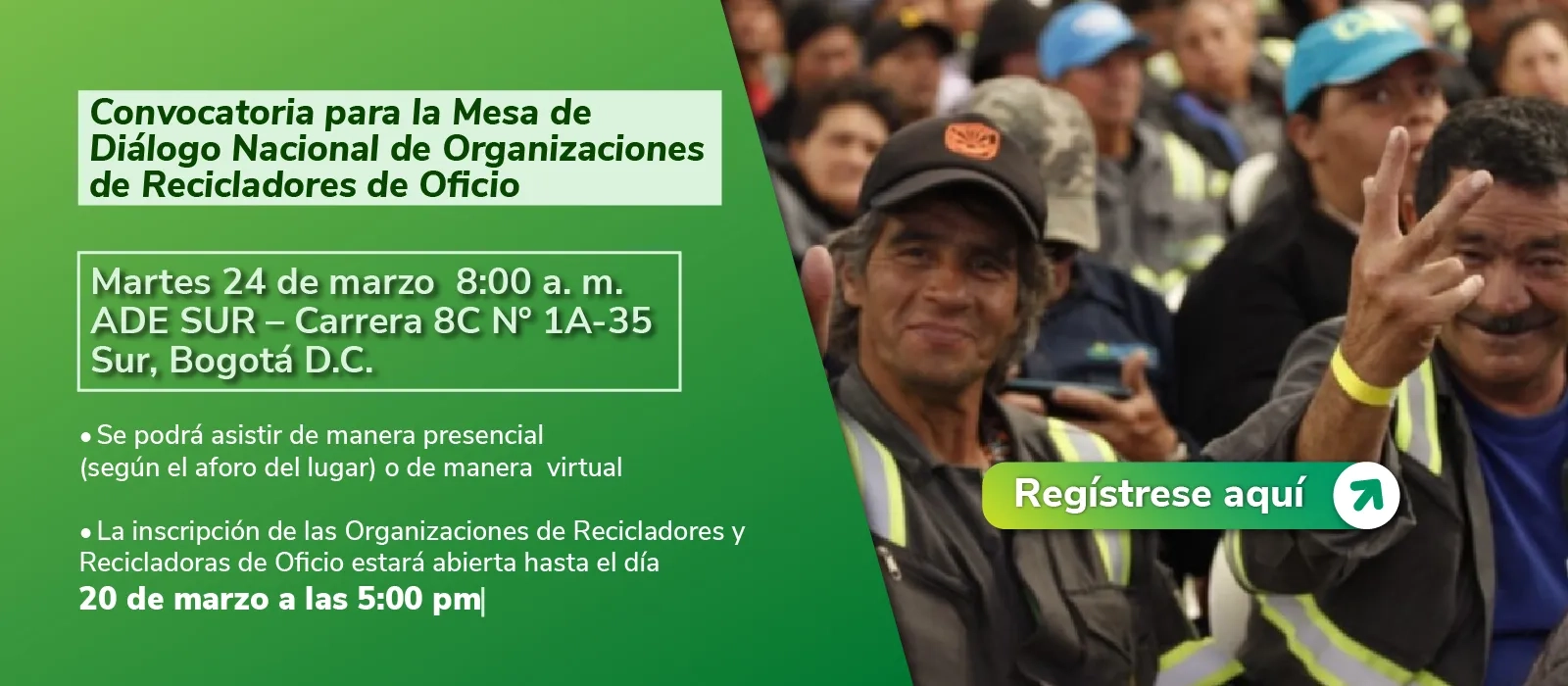 BANNER MESA DE DIALOGO RECICLADORES MARZO 24_H