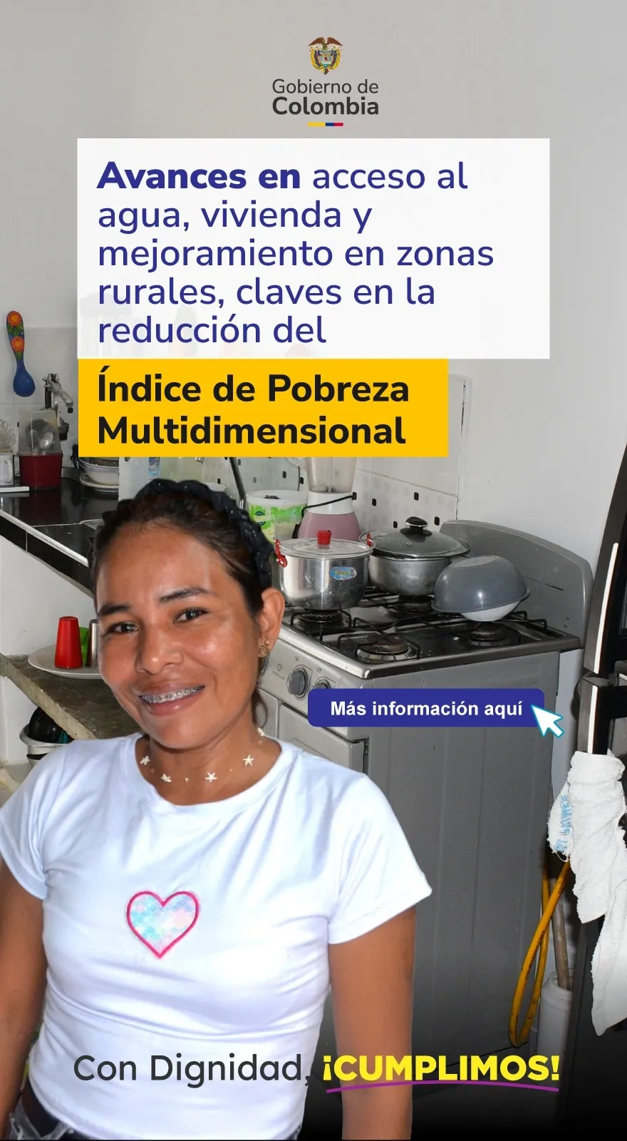 PIEZA GRAFICA COMUNICADO REDDUCCION INDICE DE POBREZA