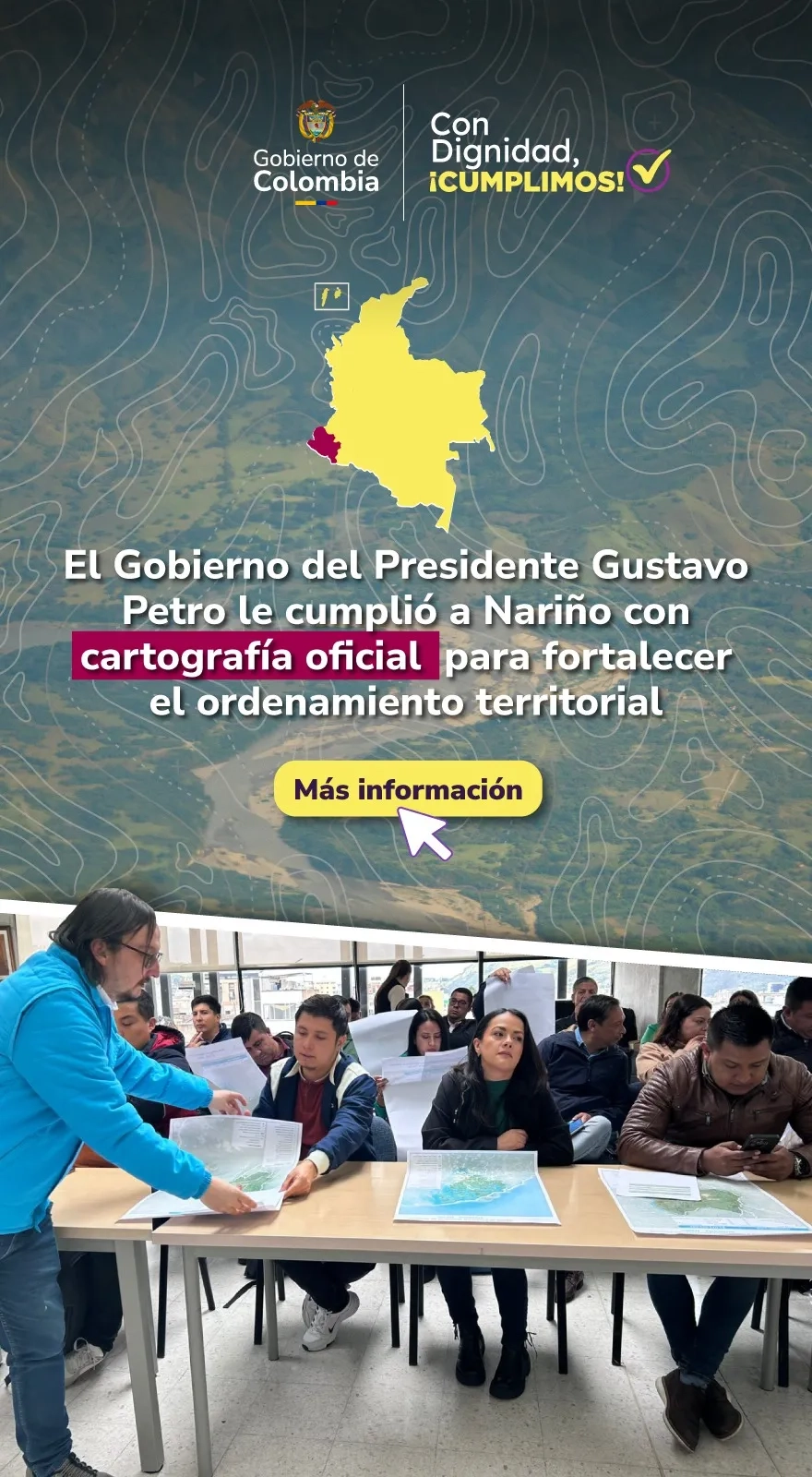 PIEZA GRAFICA COMUNICADO CARTOGRAFIA NARIÑO