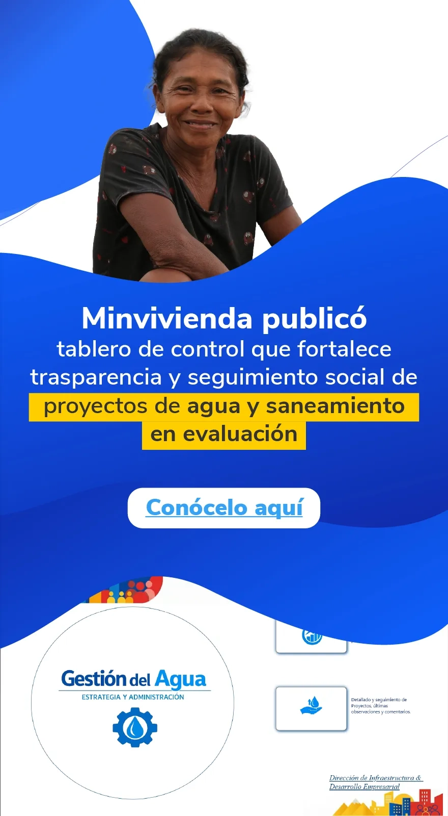 PIEZA GRAFICA COMUNICADO TABLERO DE CONTROL TRANSPARENCIA AGUA Y SANEAMIENTO BASICO