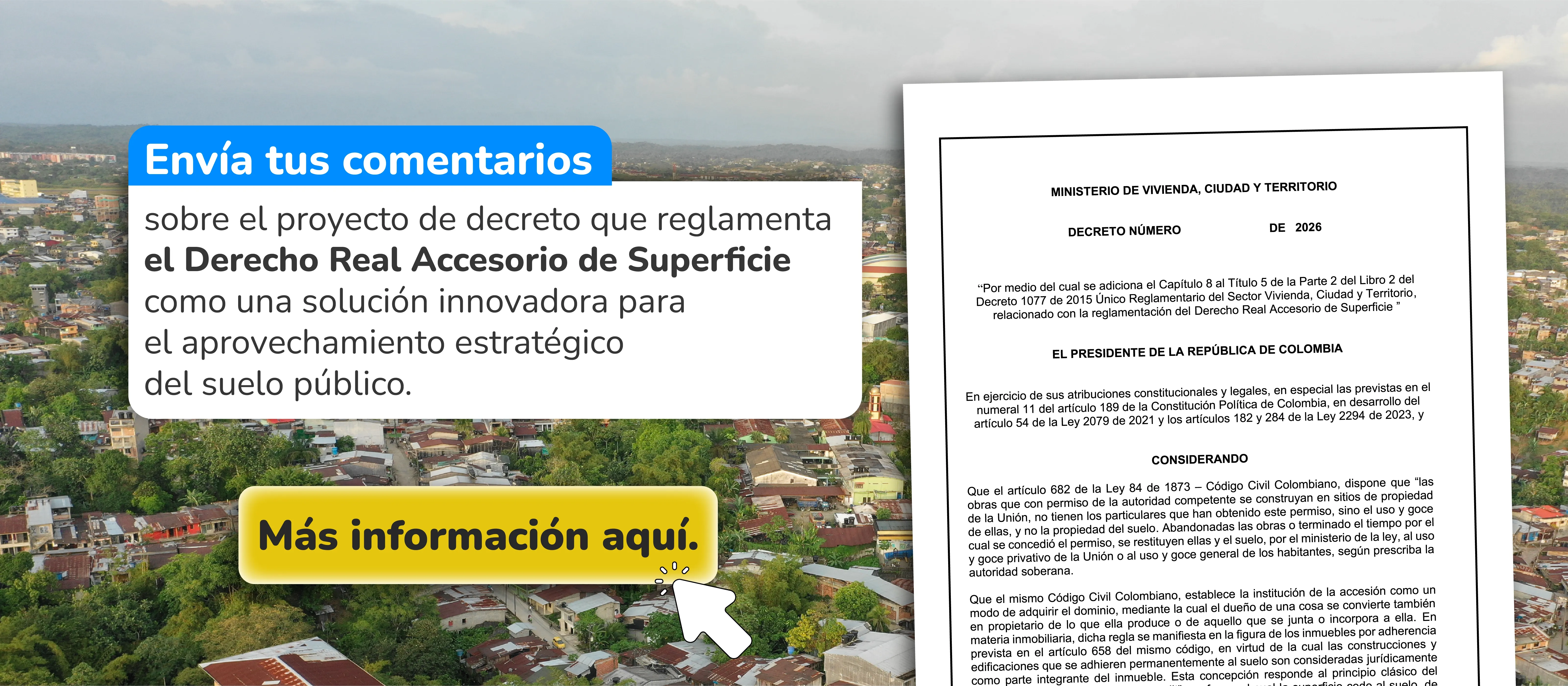 PIEZA GRAFICA DECRETO Derecho Real Accesorio de Superficie