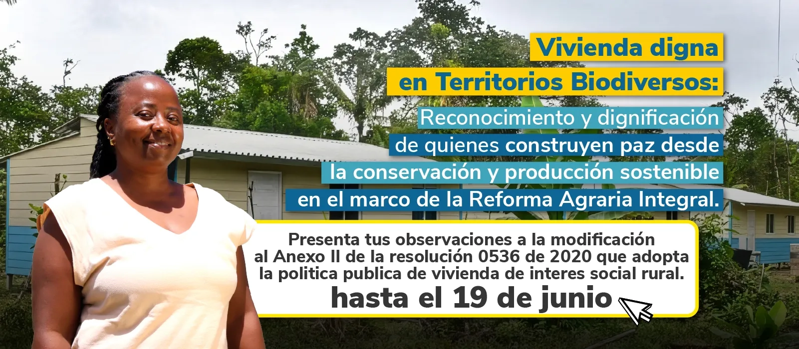 PIEZA GRÁFICA CONVOCATORIA VIVIENDA DE INTERES SOCIAL RURAL JUNIO