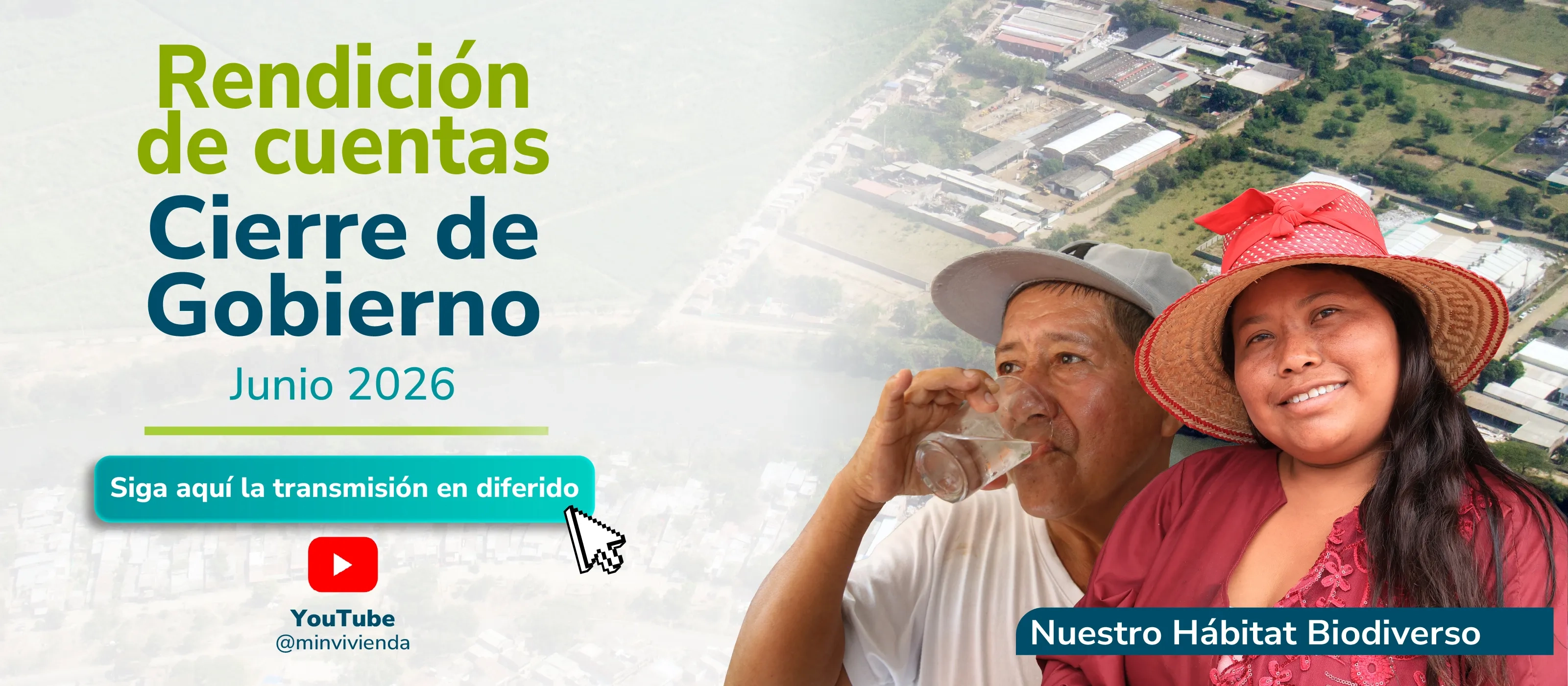 PIEZA GRÁFICA TRANSMISION EN DIFERIDO RENDICION DE CUENTAS CIERRA DE GOBIERNO