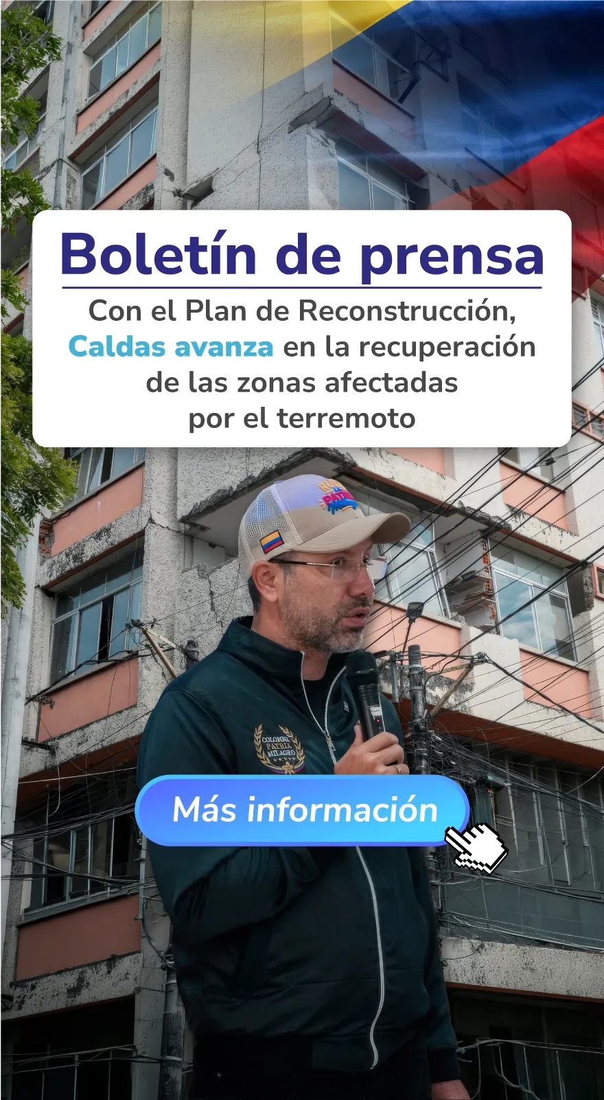 PIEZA GRAFICA COMUNICADO RECONSTRUCCION CALDAS