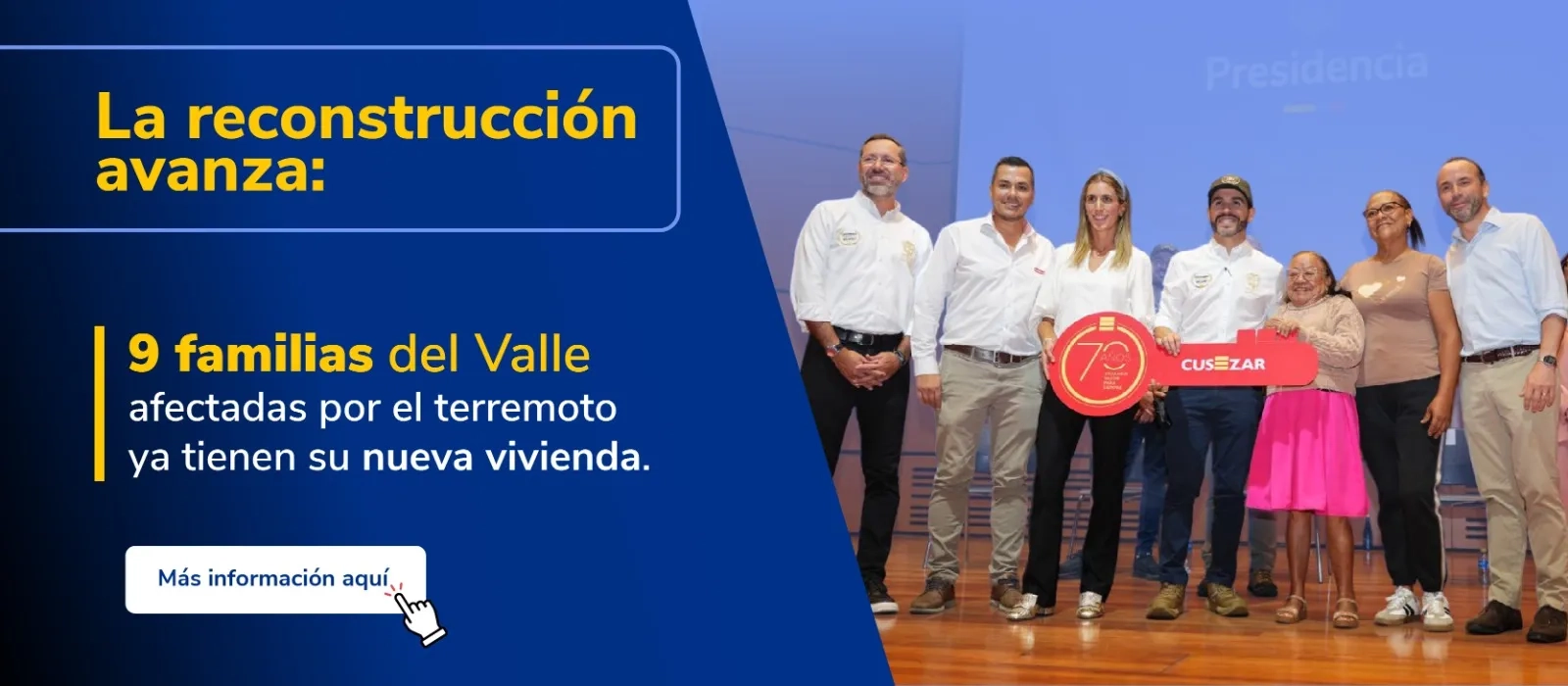 La reconstrucción avanza horizontal