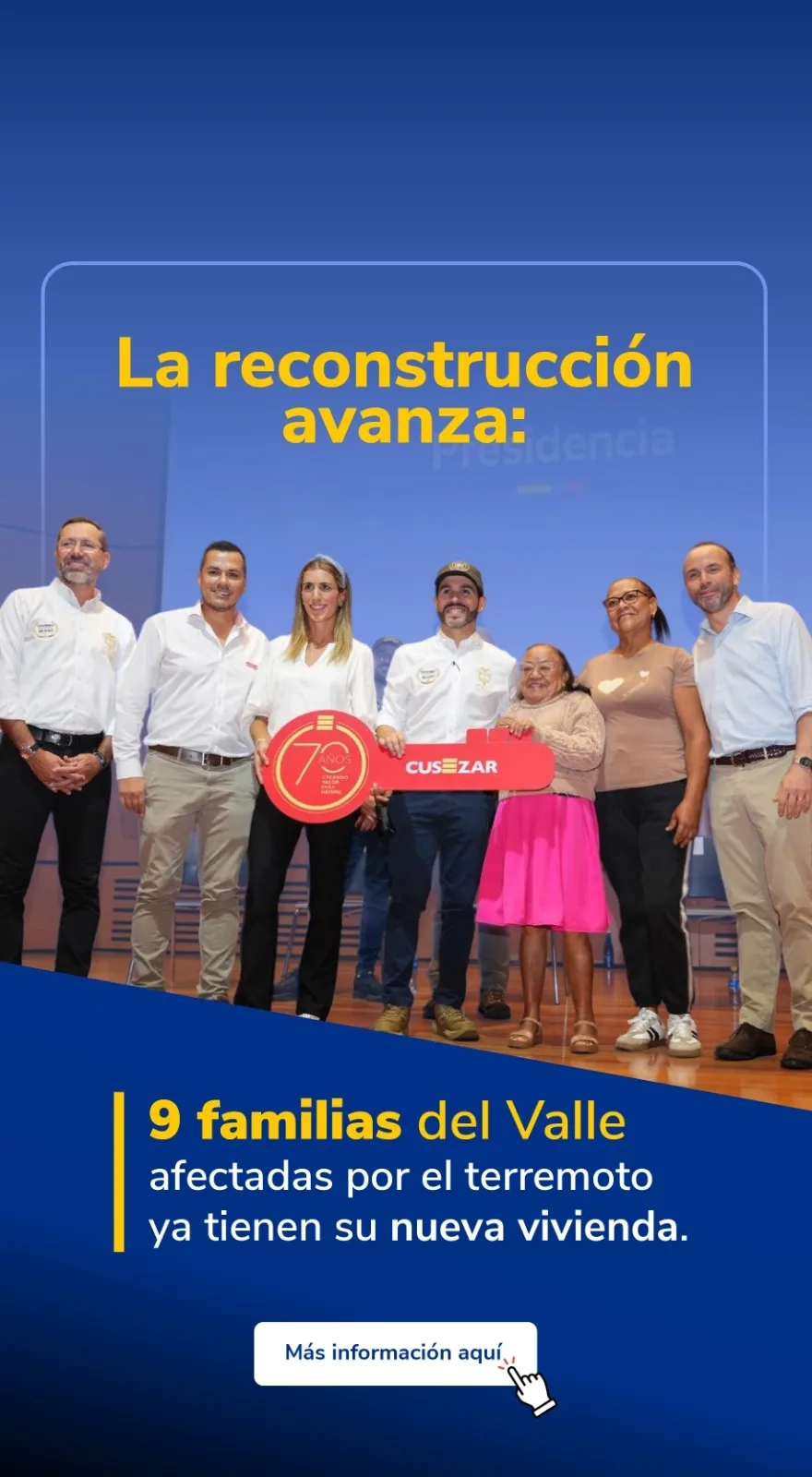 la reconstrucción avanza